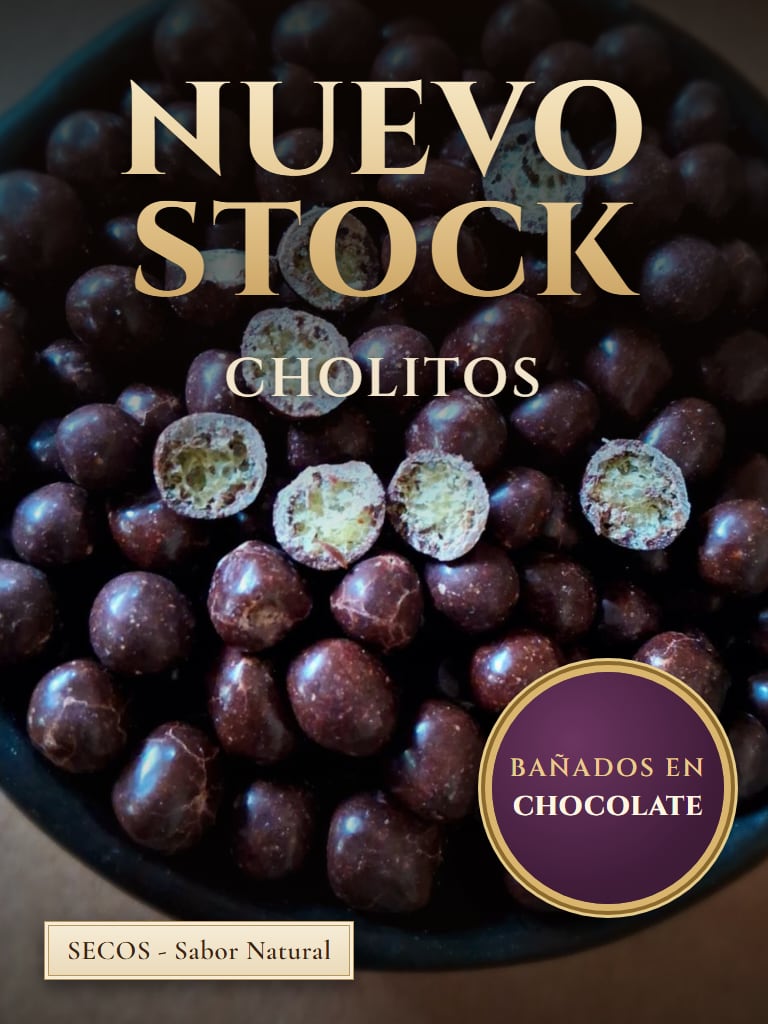 Nuevo stock: Cholito bañado en chocolate