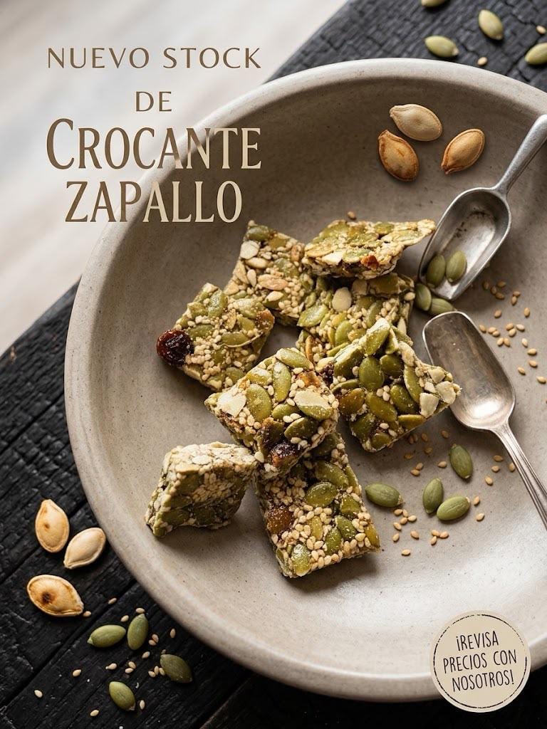 Nuevo stock: Crocante de zapallo