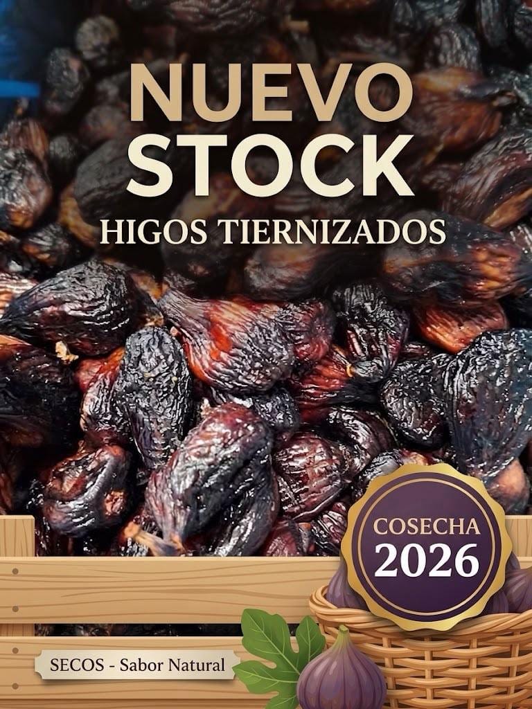 Nuevo stock: Higo deshidratado tiernizado