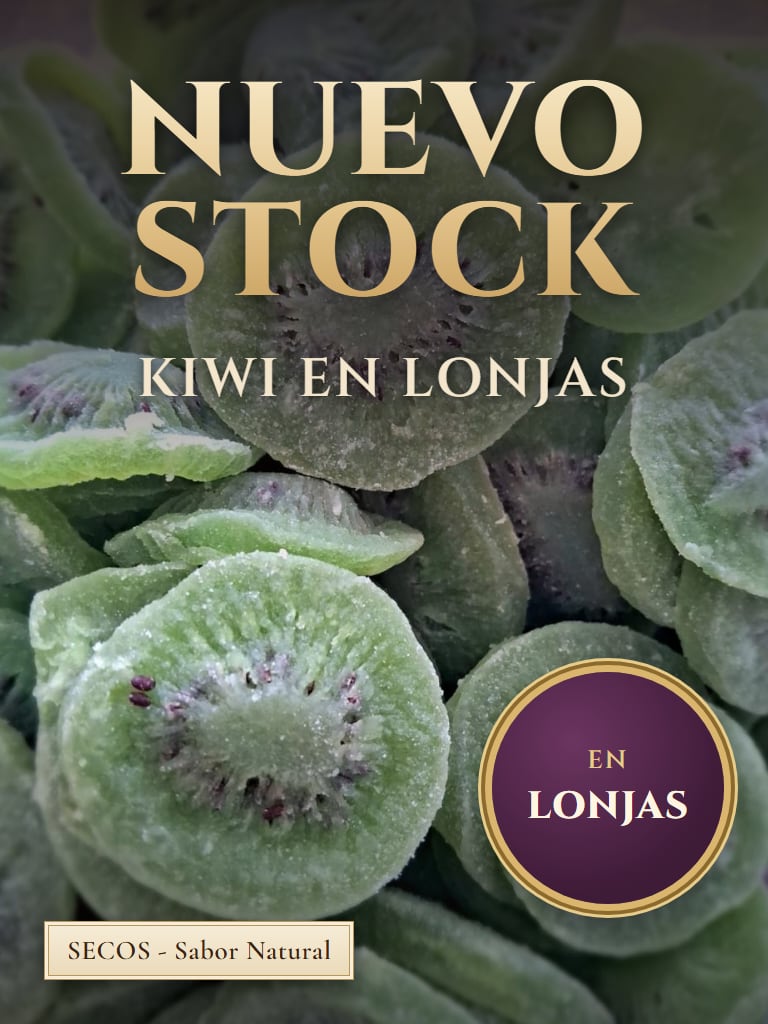 Nuevo stock: Kiwi en lonjas